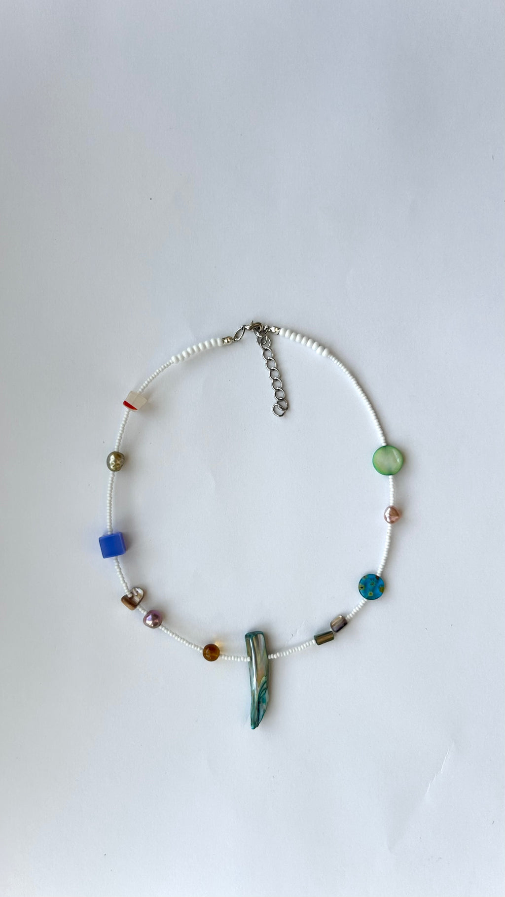 Technicolor lace drop