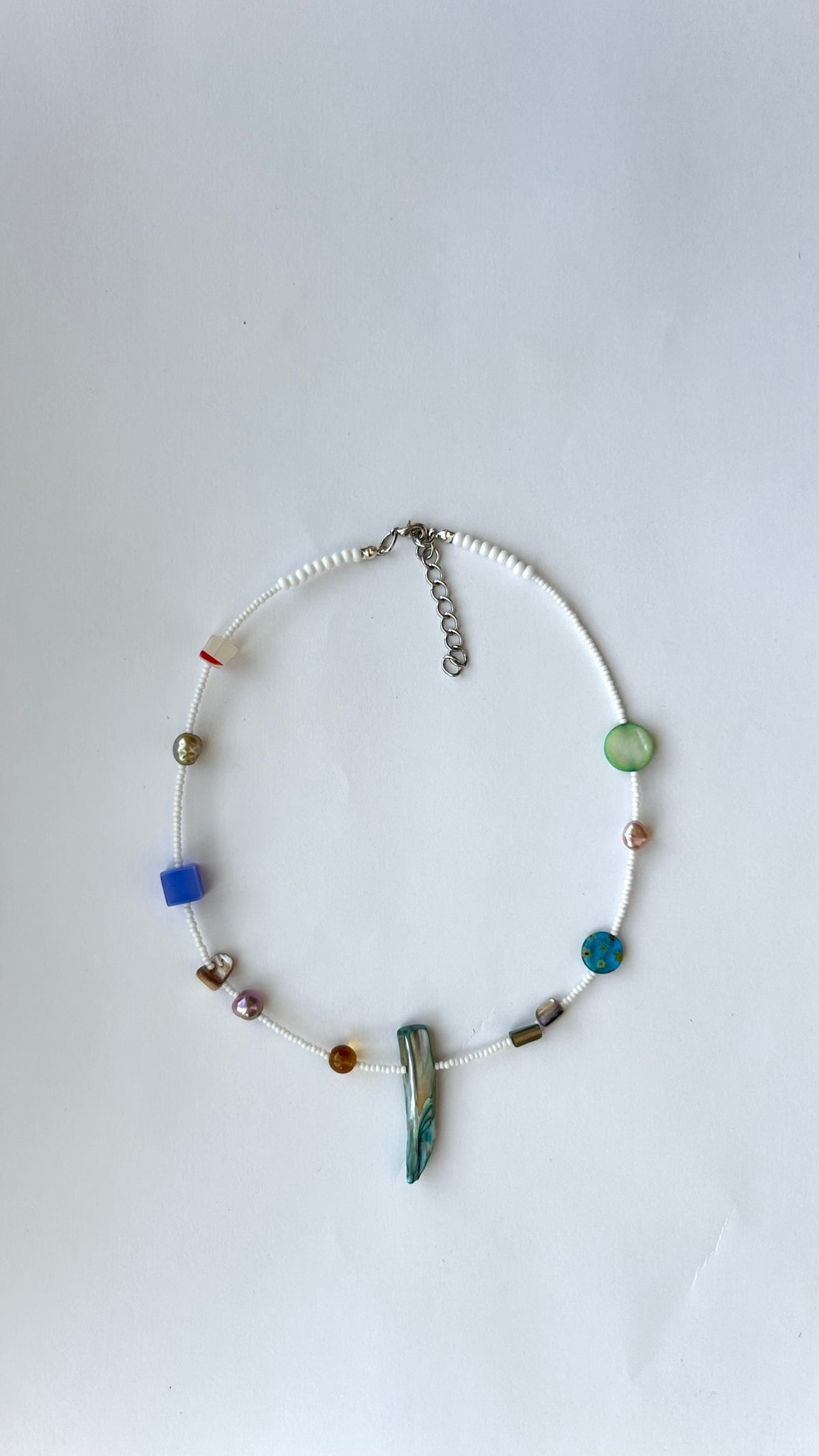 Technicolor lace drop